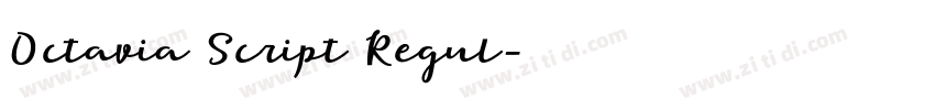 Octavia Script Regul字体转换